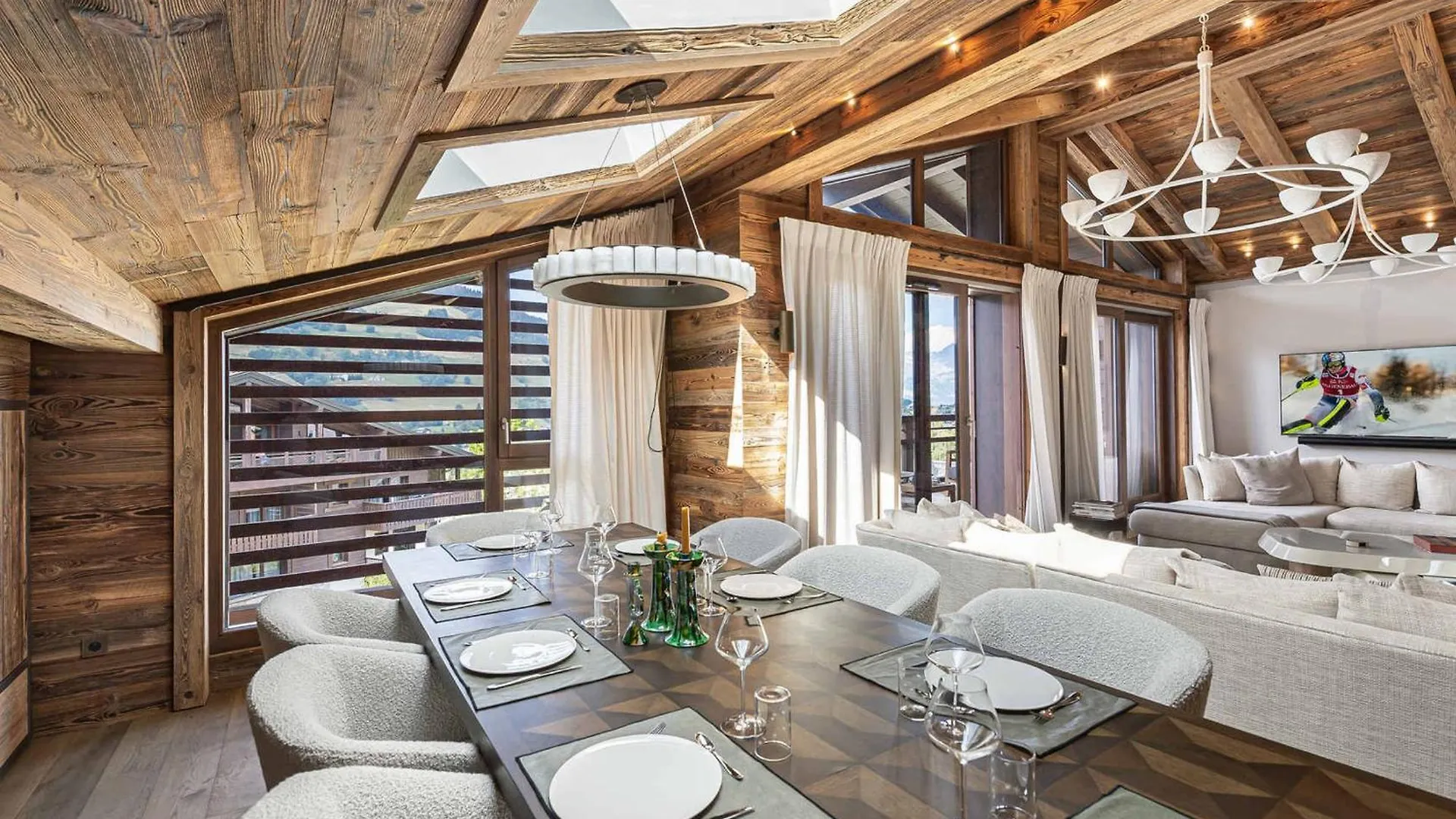 Penthouse Familial Avec Piscine, Hammam, Sauna Et Parking A Megeve - Fr-1-569-83 Apartment