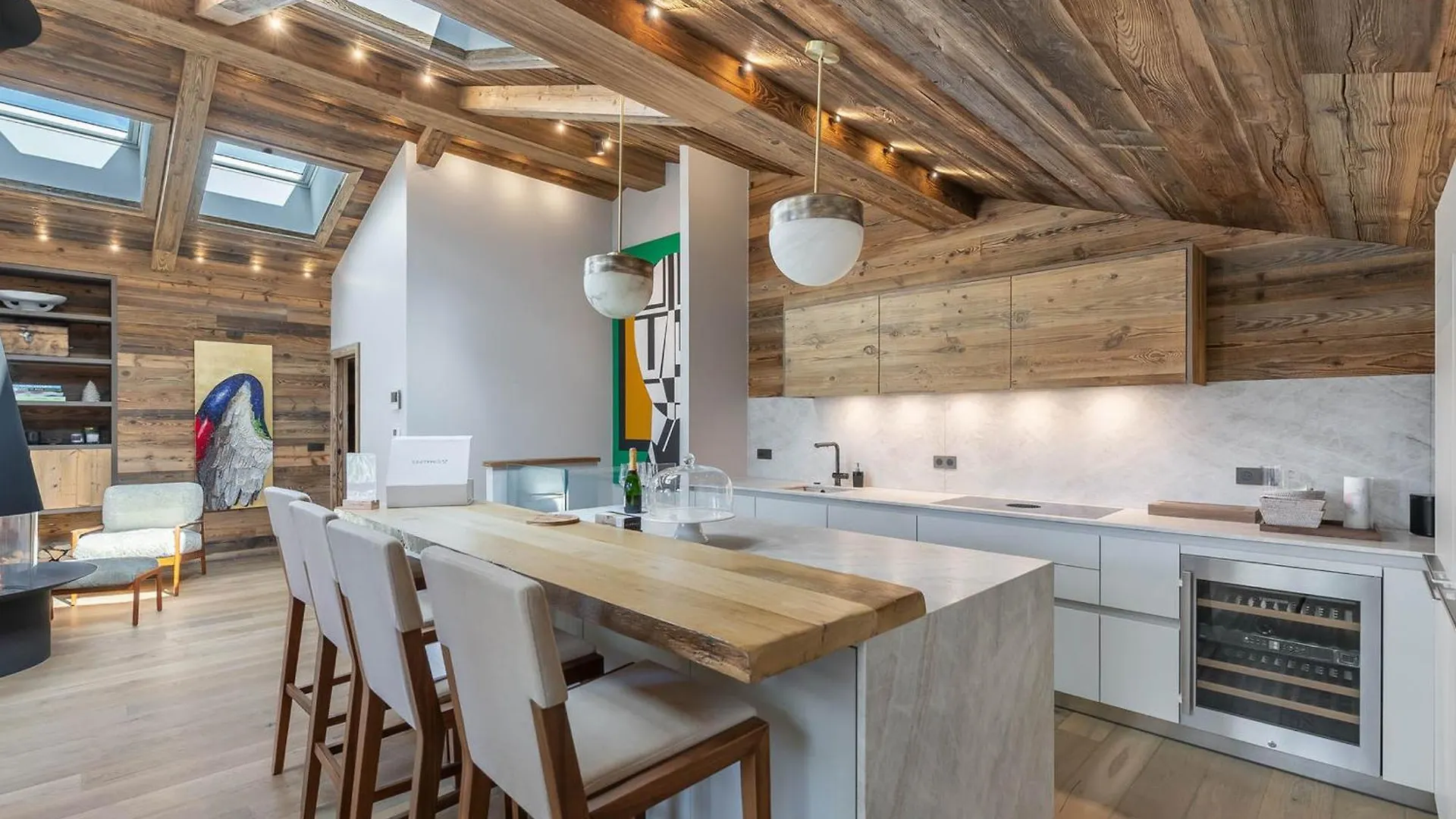 Penthouse Familial Avec Piscine, Hammam, Sauna Et Parking A Megeve - Fr-1-569-83 0*,